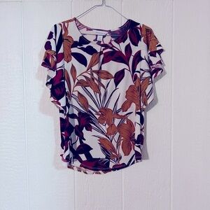 Liz Claiborne floral top size SP